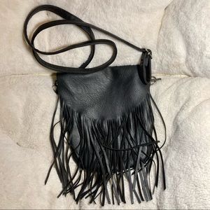 🖤 black fringe purse - small 🖤